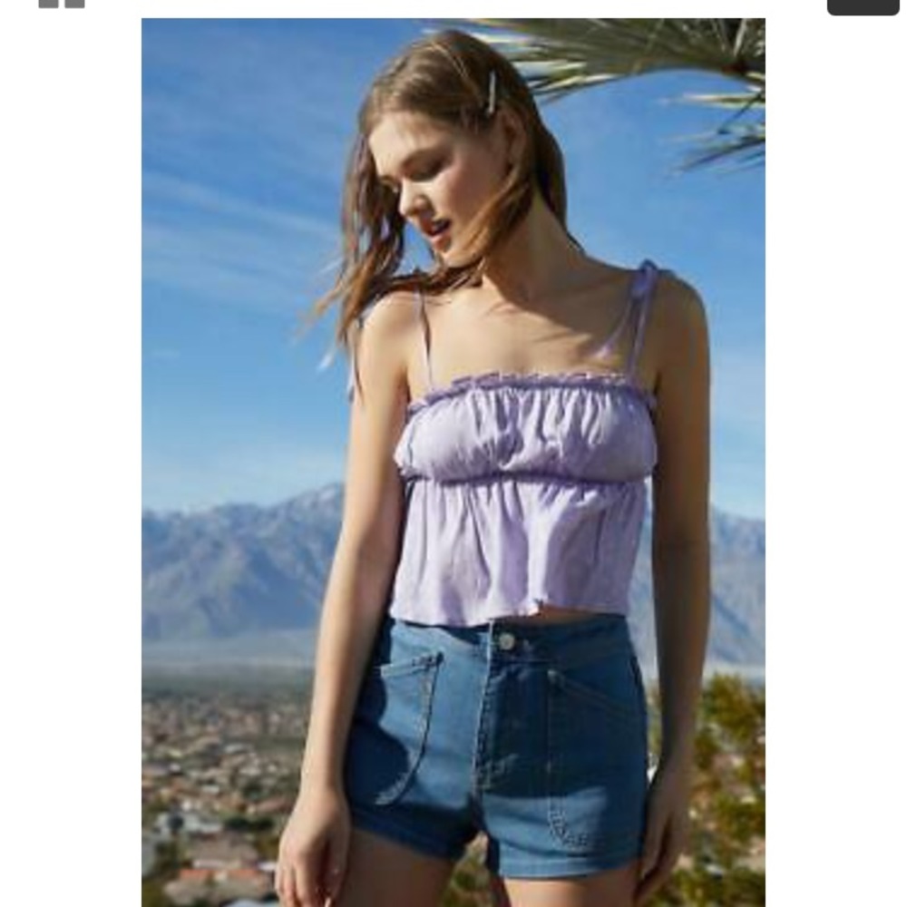 Pac Sun Lottie Moss Straps Crop Top NWOT XS